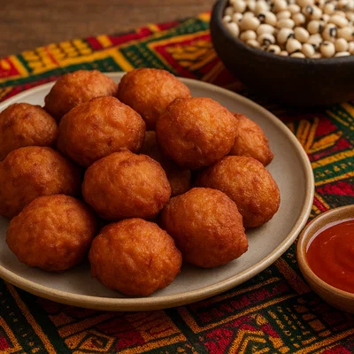 Accra (westafrikanische Bohnen-Bällchen)