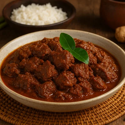 Rendang Daging – Indonesisches Rindfleisch-Rendang