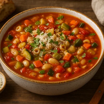 Schnelle Minestrone