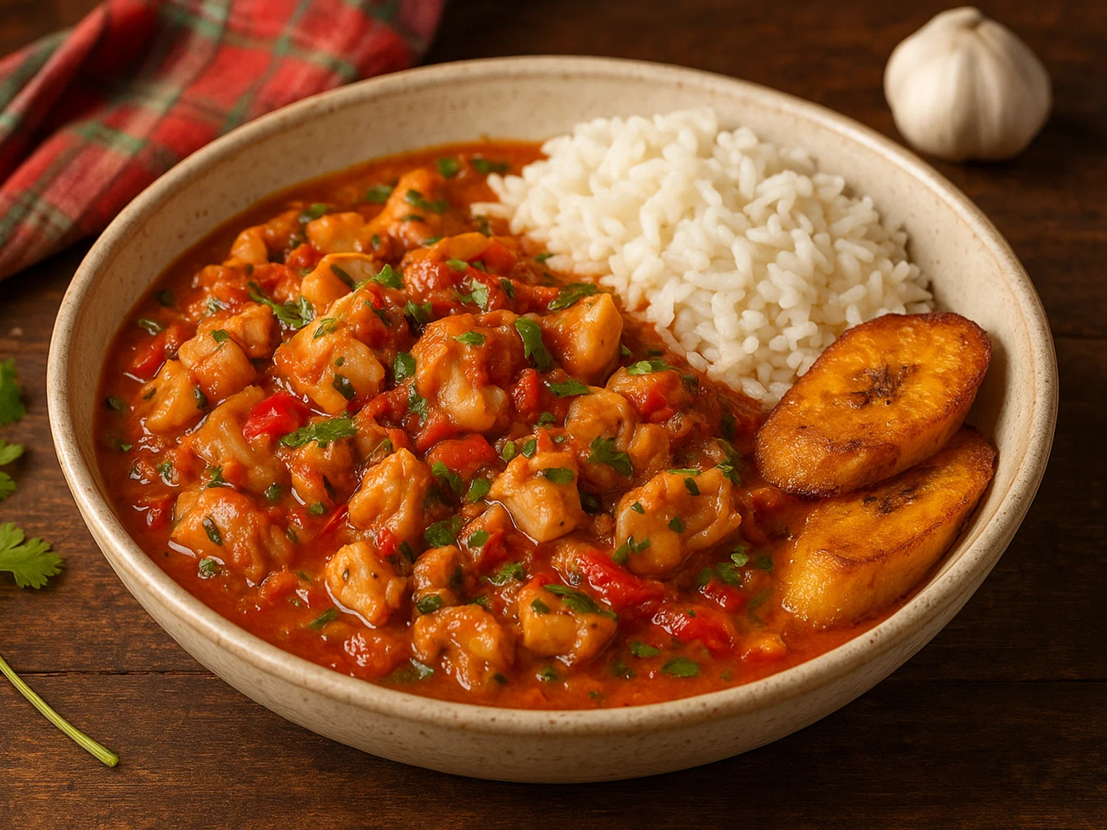 Karibischer Lambi-Eintopf (Conch in pikanter Sauce)