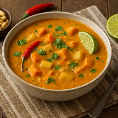 Ebbeh – Westafrikanische Erdnuss-Limetten-Suppe