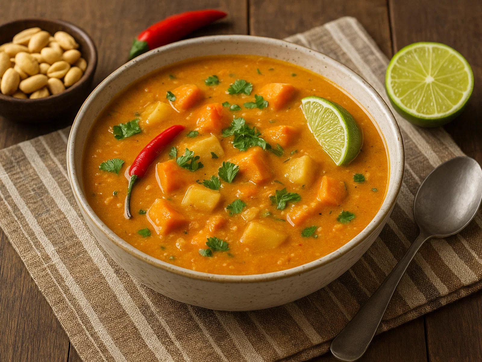 Ebbeh – Westafrikanische Erdnuss-Limetten-Suppe