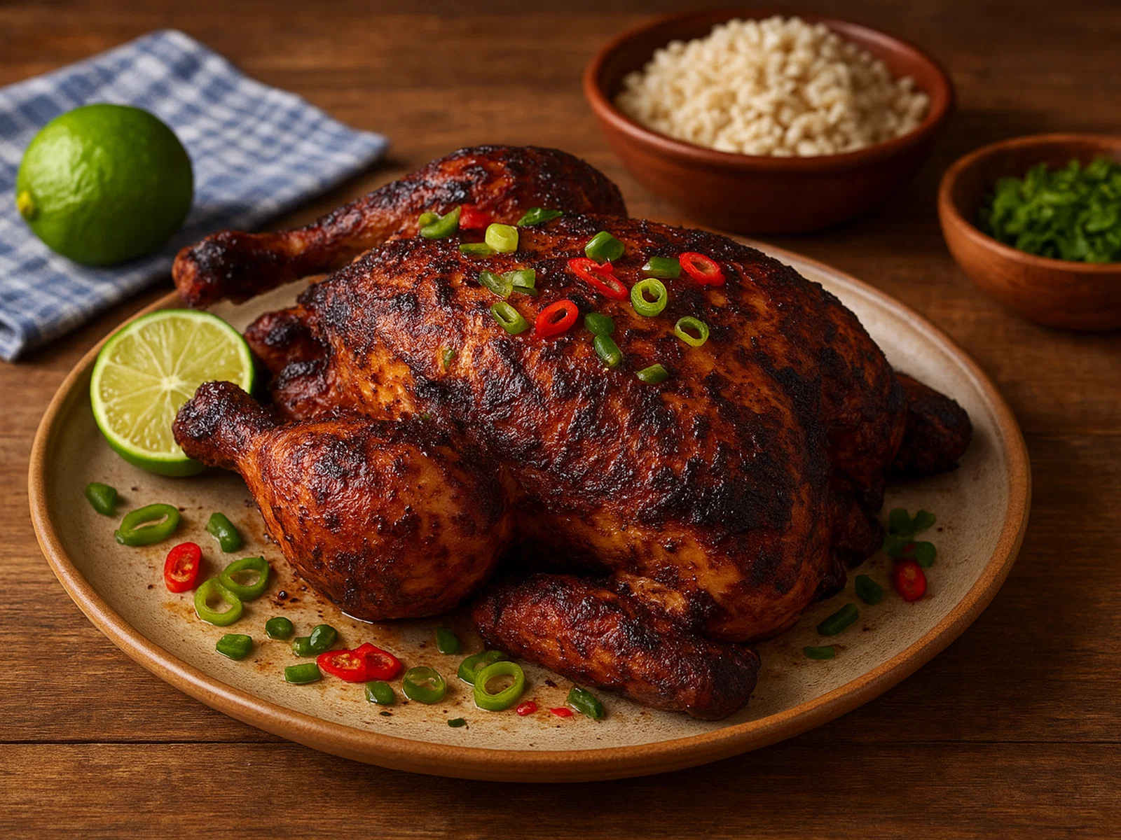 Poulet Boucané – Karibisch geräuchertes Hähnchen
