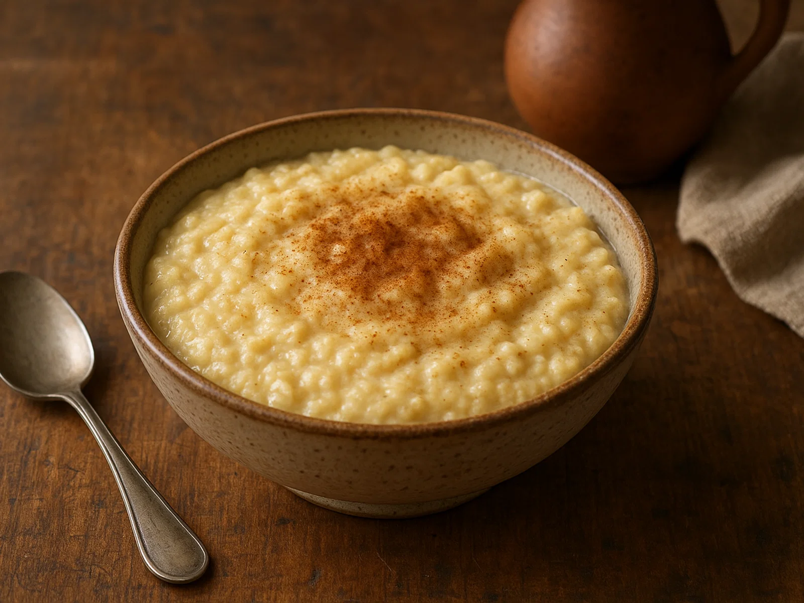 Cremiger Hirsebrei mit Zimt
