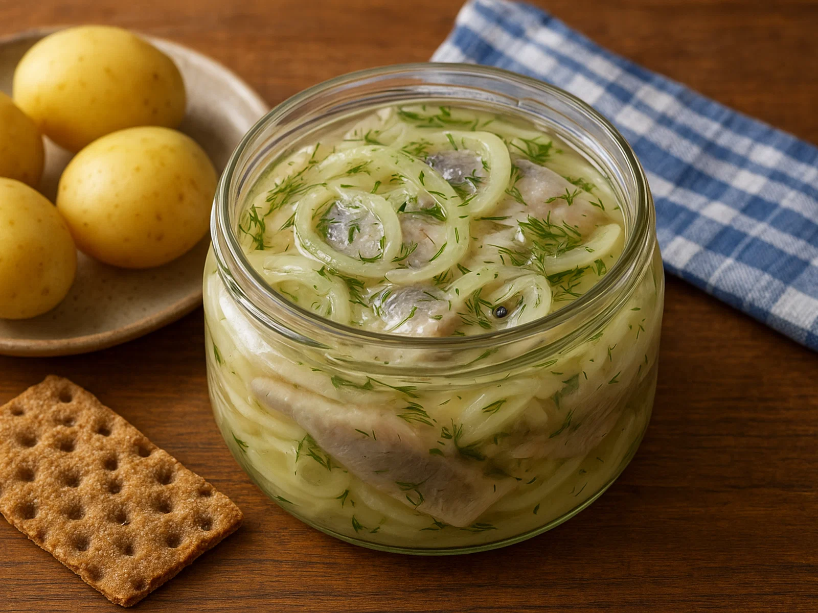 Löksill – Schwedischer Hering in Zwiebel-Marinade