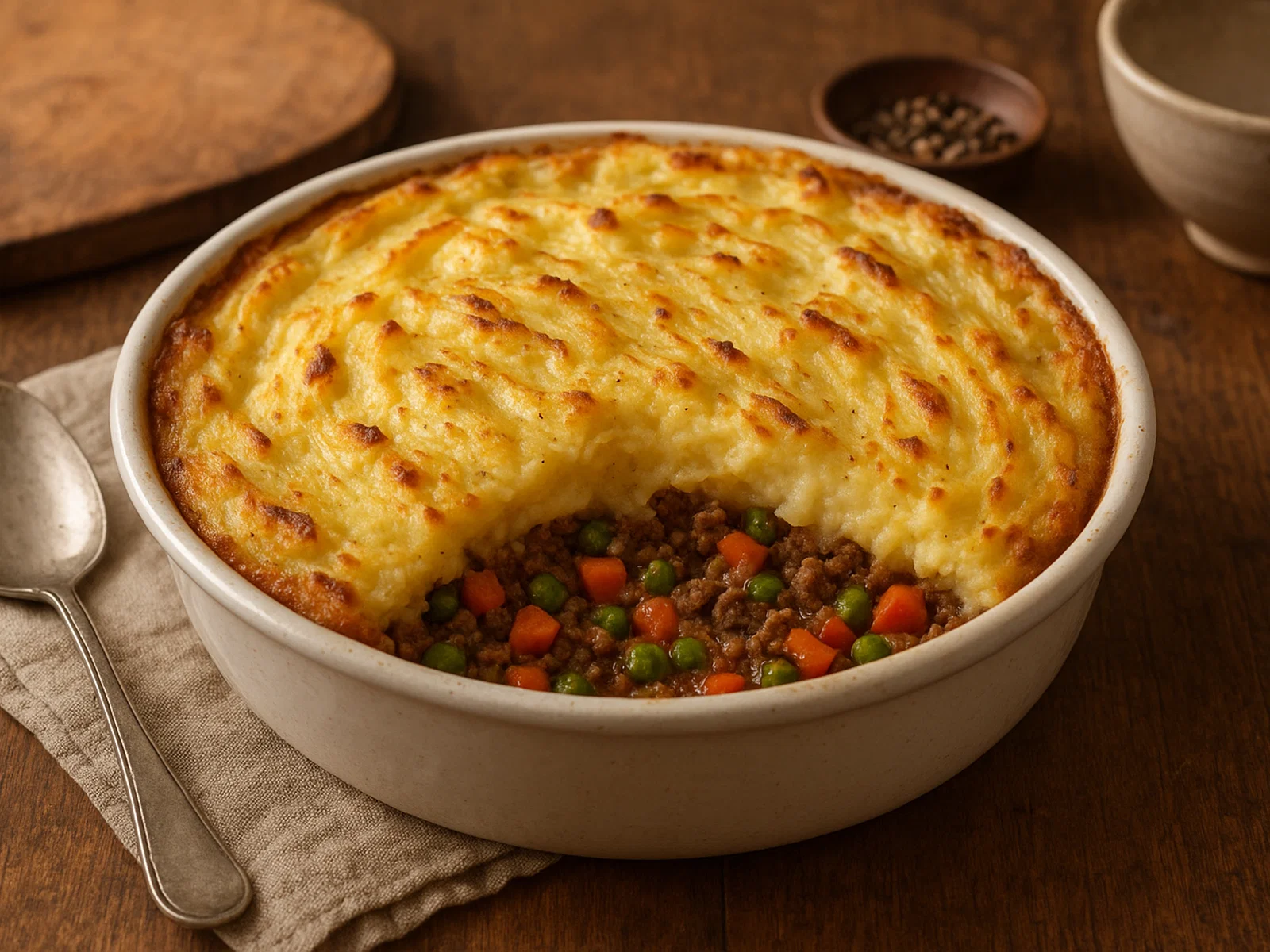 Klassischer Shepherd’s Pie mit Kartoffelkruste