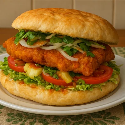 Bake and Shark (Trinidad & Tobago Streetfood-Sandwich)
