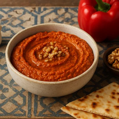 Muhammara – Syrische Paprika-Walnuss-Paste