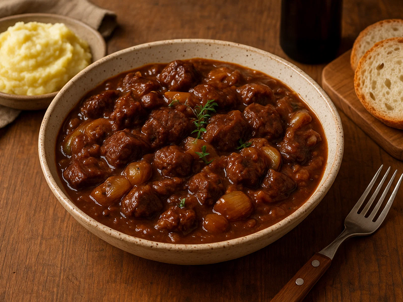 Carbonade flamande – Belgischer Rindfleischeintopf mit dunklem Bier