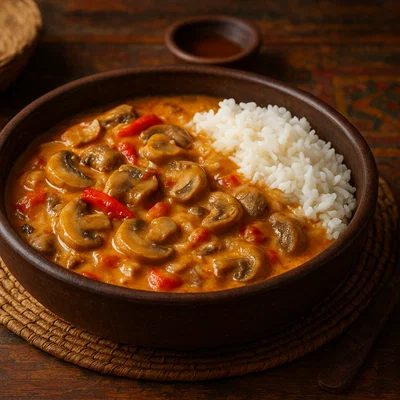 Shamu Datshi – Bhutanischer Pilz-Käse-Eintopf
