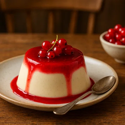 Johannisbeer-Panna Cotta
