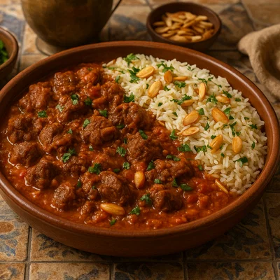 Marawej – festlicher orientalischer Fleisch‑Reis‑Topf