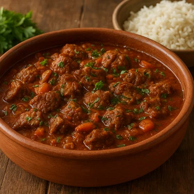 Bilolo – herzhaft geschmortes Fleisch mit aromatischen Gewürzen