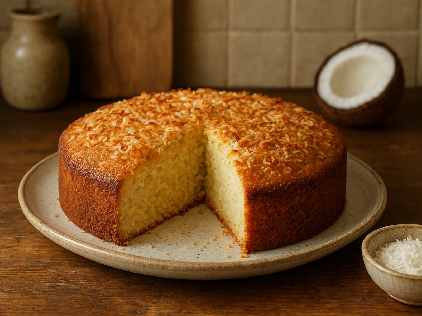 Pitcairninseln Kokosnuss-Kuchen