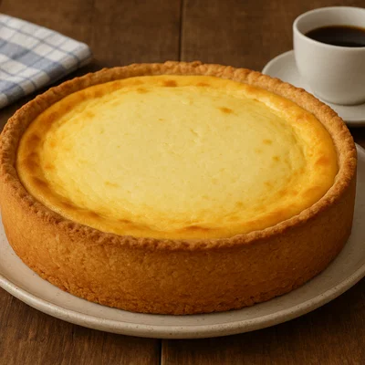 Klassischer deutscher Käsekuchen