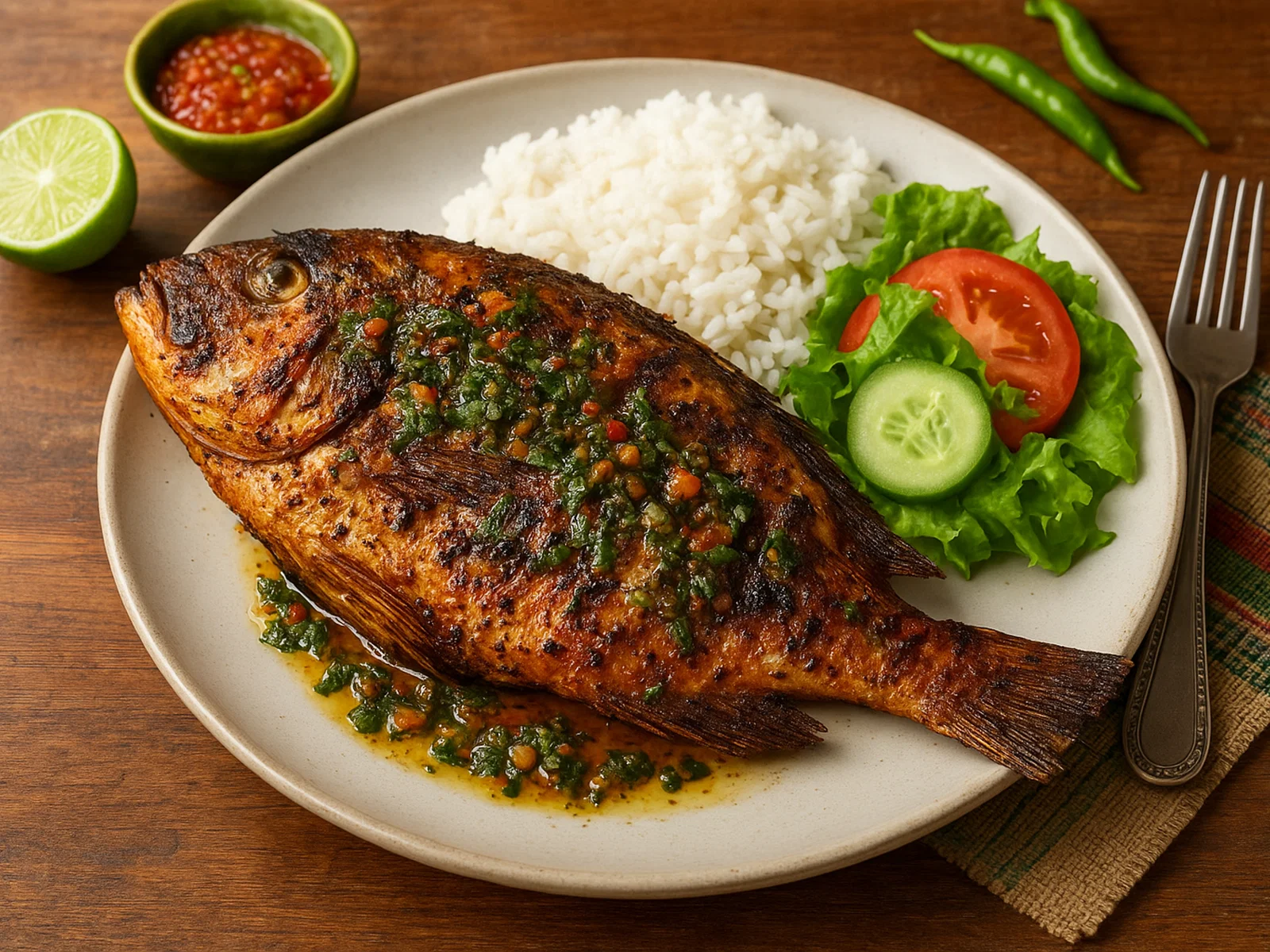 Pwason Griye – Haitianischer Gegrillter Fisch