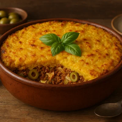 Pastel de Choclo – Chilenischer Maisauflauf mit Rind und Hähnchen