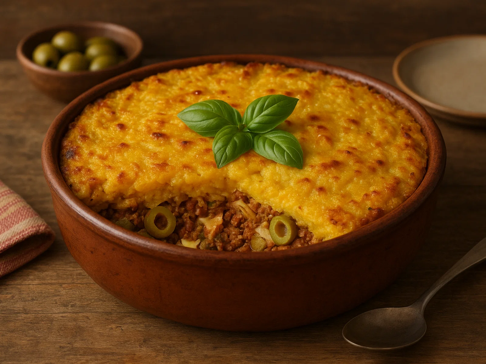Pastel de Choclo – Chilenischer Maisauflauf mit Rind und Hähnchen