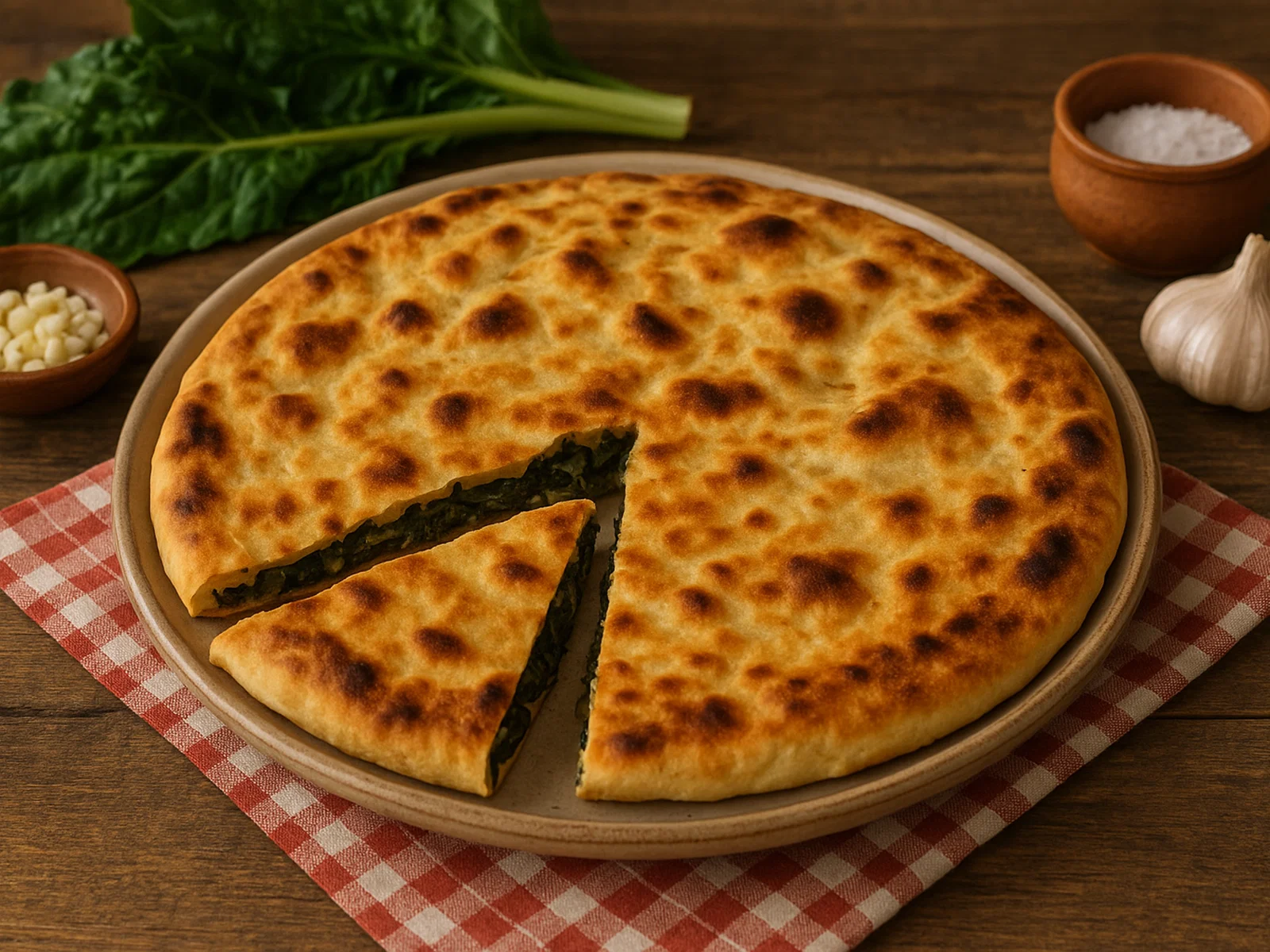 Dalmatinischer Soparnik mit Mangoldfüllung