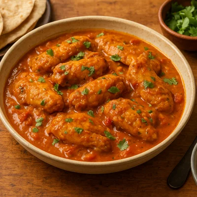 Mabawa – Afrikanische Hähnchenflügel in Kokos-Tomaten-Sauce