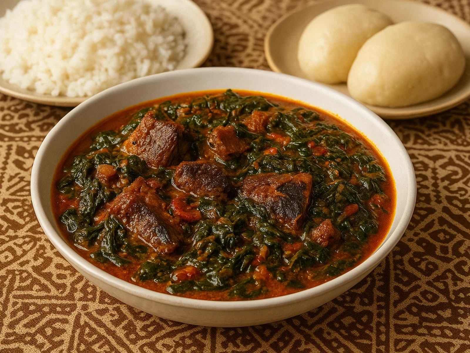 Efo Riro – Nigerianischer Spinateintopf