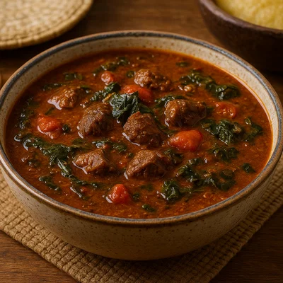 Odika-Suppe (Zentralafrikanische Dika-Nuss-Suppe)