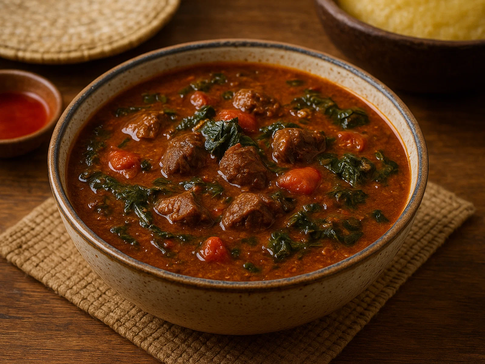Odika-Suppe (Zentralafrikanische Dika-Nuss-Suppe)
