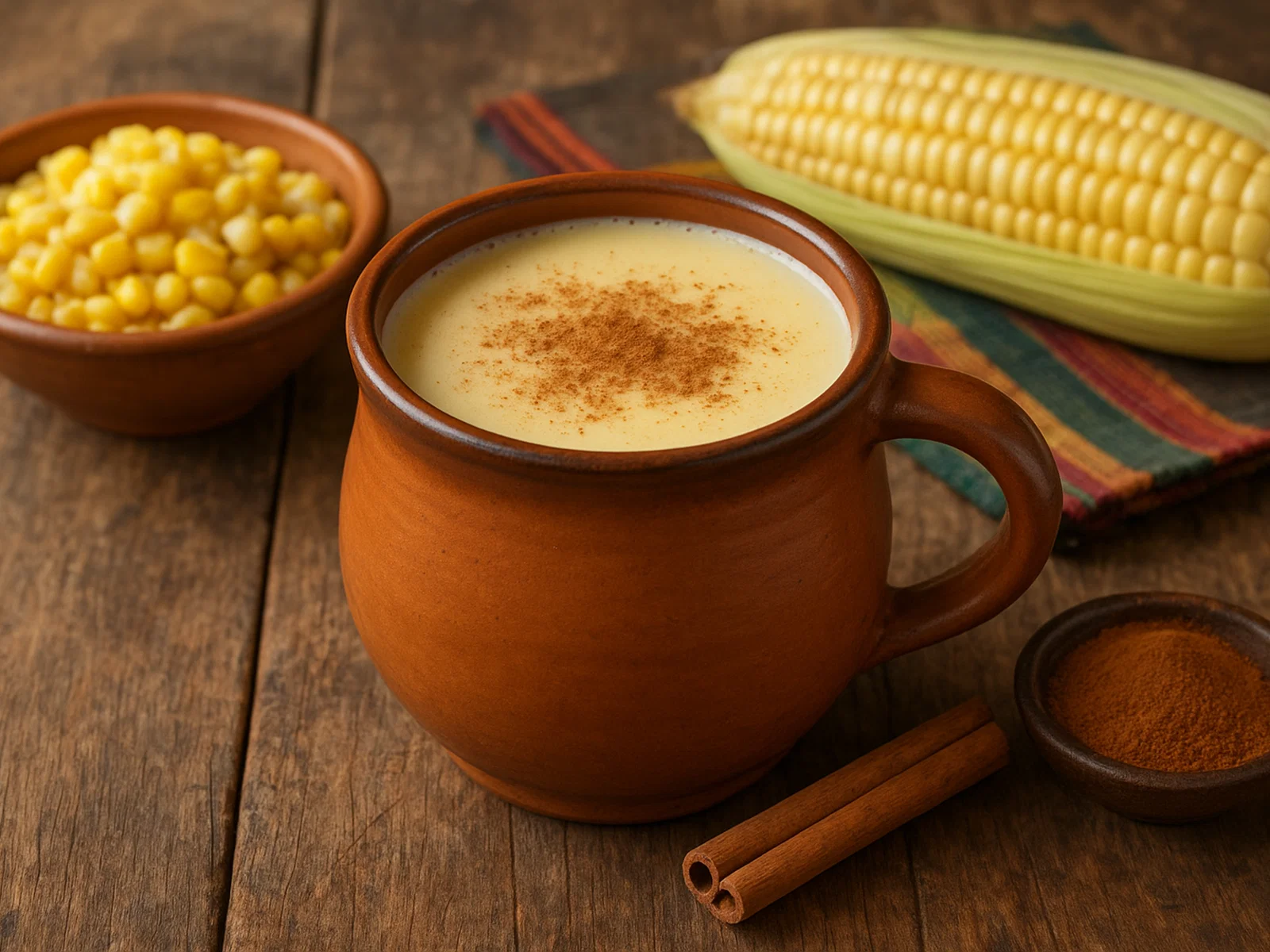 Atol de Elote – cremiges mexikanisches Maisgetränk