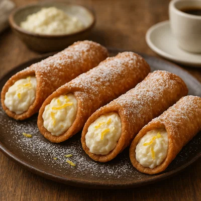 Klassische Italienische Cannoli