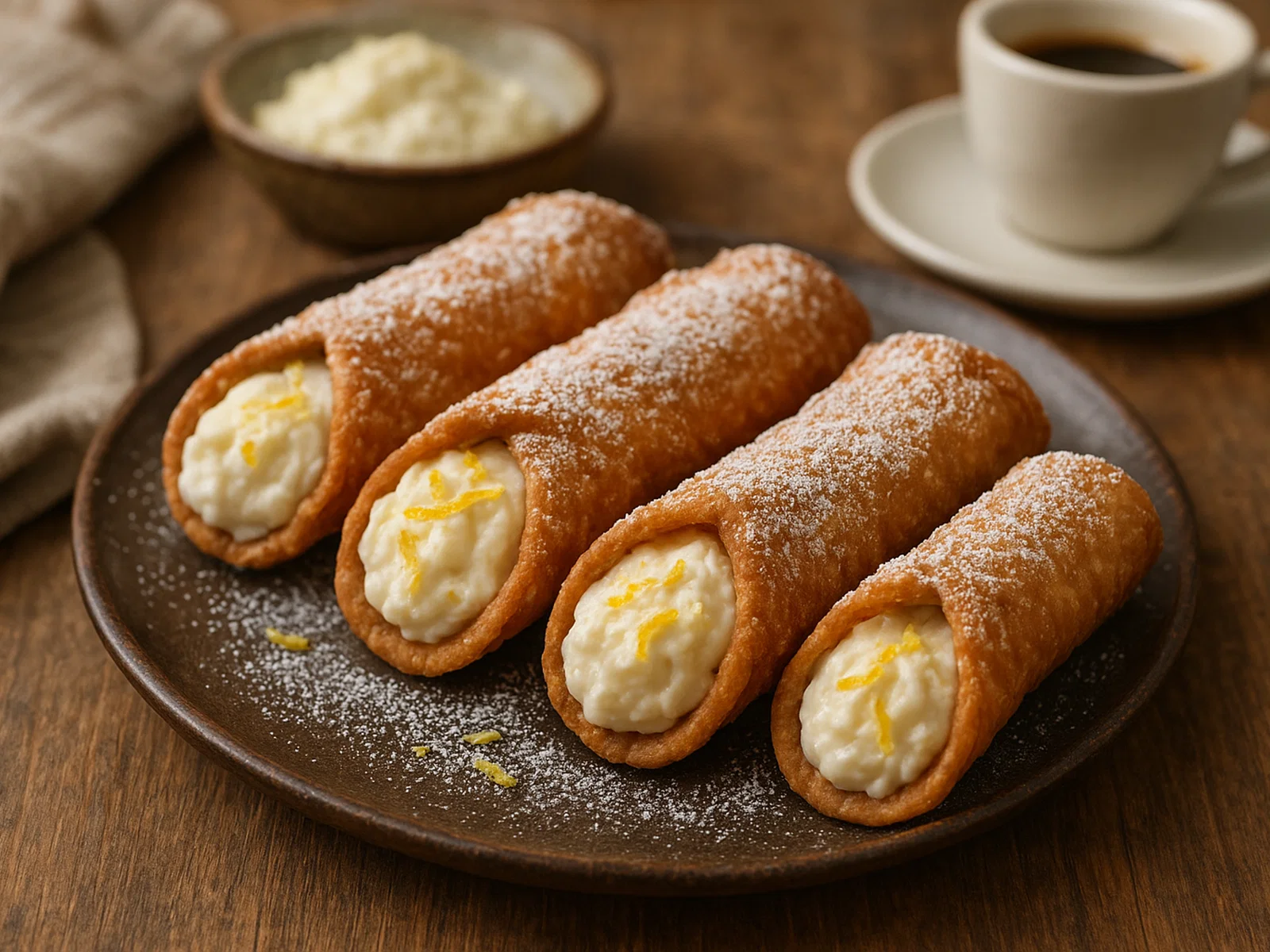 Klassische Italienische Cannoli