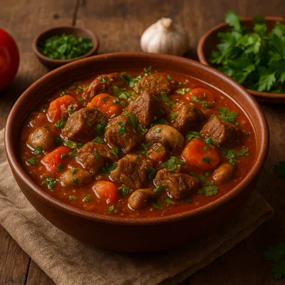 Te Tolo – würziger Eintopf mit Fleisch, Gemüse und frischen Kräutern