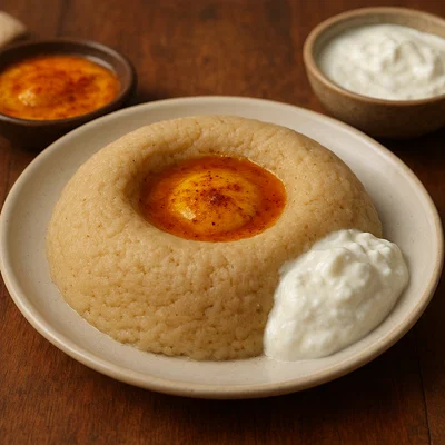 Ga’at (Genfo) – Eritreischer & Äthiopischer Frühstücksbrei mit Gewürzbutter und Joghurt