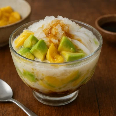 Es Teler – Indonesischer Kokos-Frucht-Eisbecher