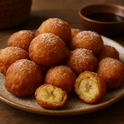 Beignets de Banane – Frittierte Bananenbällchen