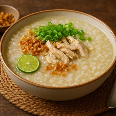 Arroz Caldo – Philippinischer Hühner-Reis-Congee