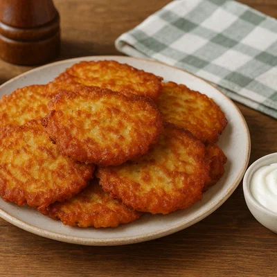 Zemiakové placky – Slowakische Kartoffelpuffer