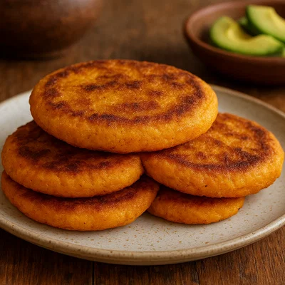 Arepa di Pampuna (karibische Kürbis-Arepas)