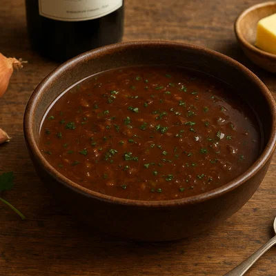 Klassische Sauce Bordelaise