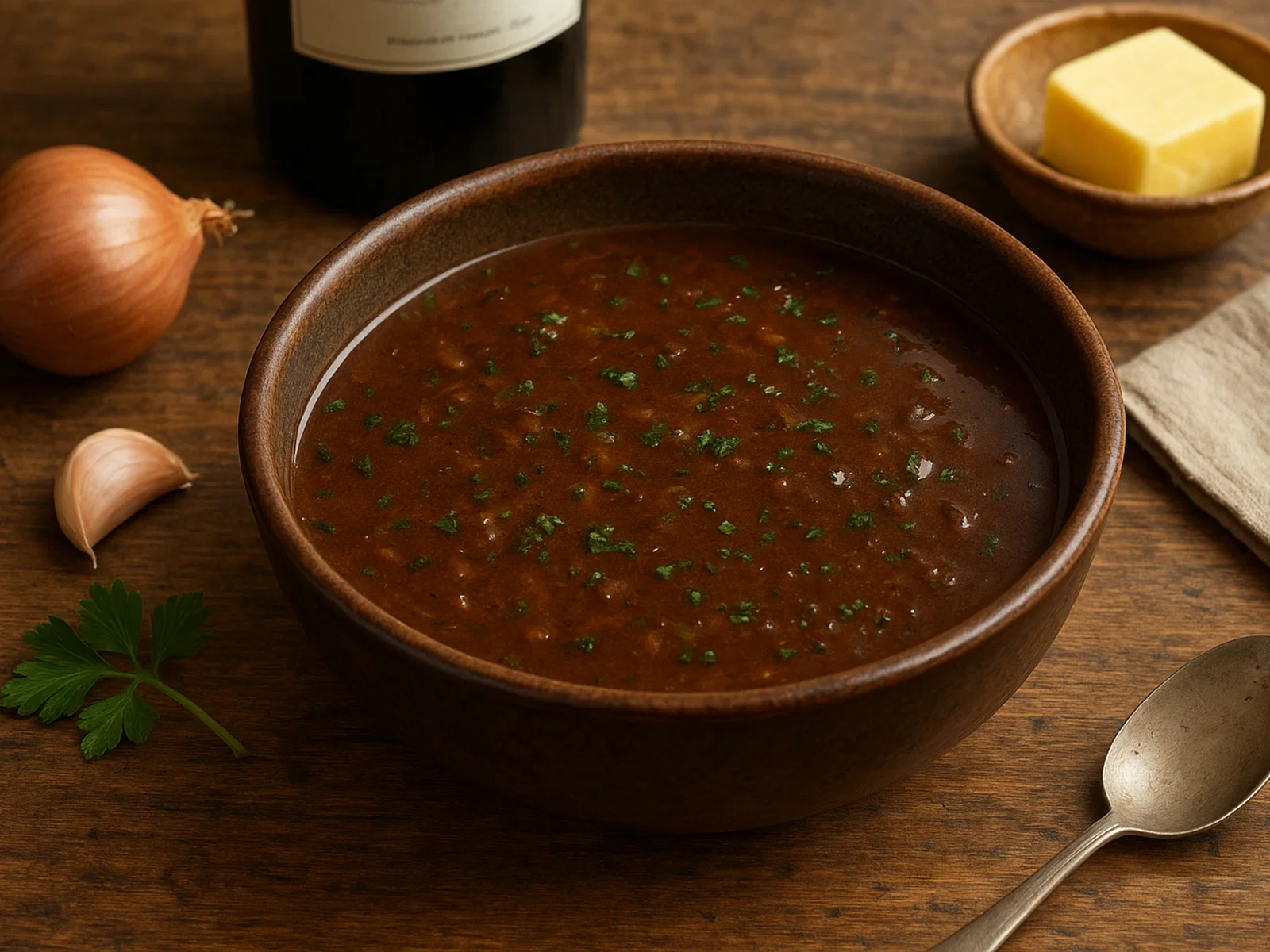 Klassische Sauce Bordelaise