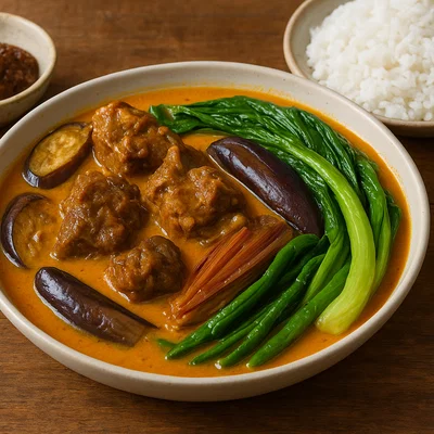 Kare-Kare – Philippinischer Ochsenschwanz-Eintopf in Erdnusssauce