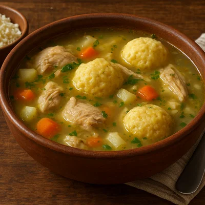 Bori-Bori – Paraguayanische Hühnersuppe mit Maismehlklößen
