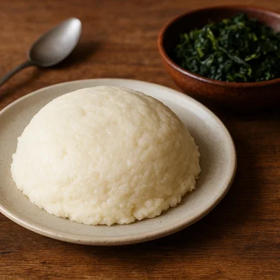 Sadza (Simbabwe-Polenta aus Maismehl)