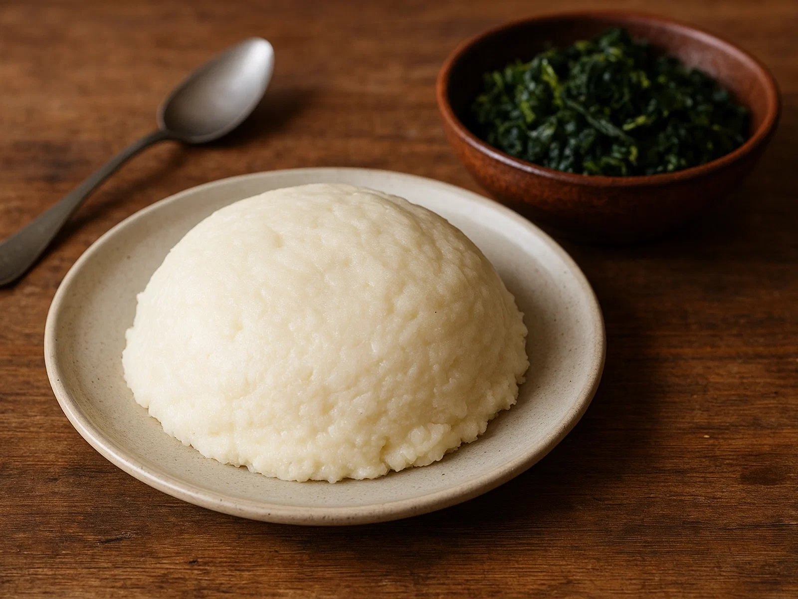 Sadza (Simbabwe-Polenta aus Maismehl)