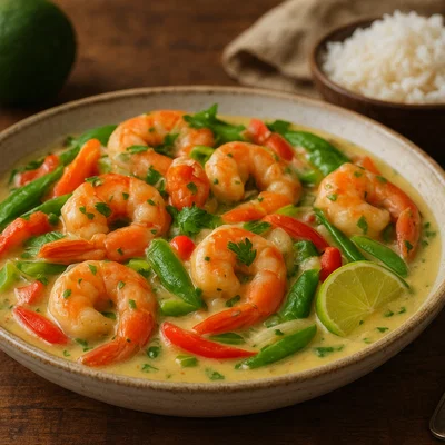Vai Niu – Garnelen in Kokos-Limetten-Sauce