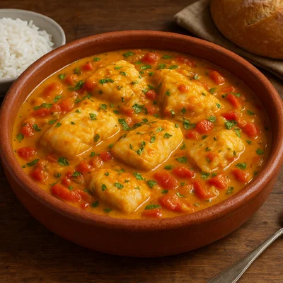 Caril de Peixe – Portugiesisches Fischcurry mit Kokosmilch