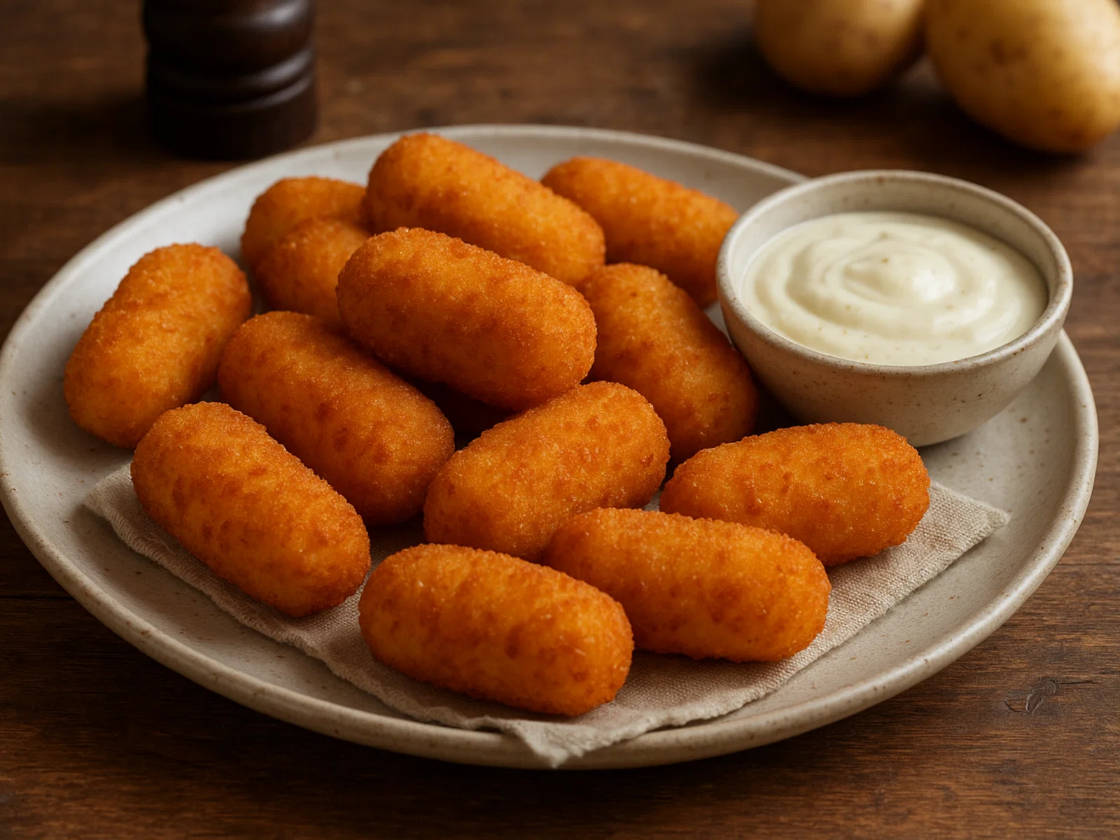 Knusprige Kartoffel-Kroketten