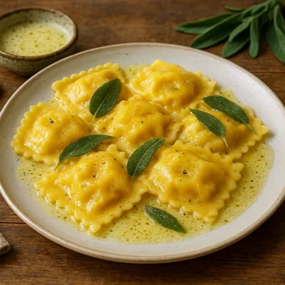 Tortelli di zucca mit Salbei-Butter