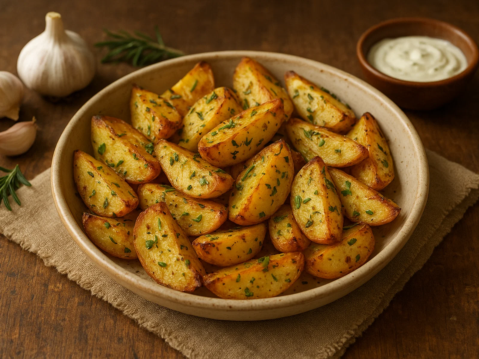 Knusprige Papas aus dem Ofen