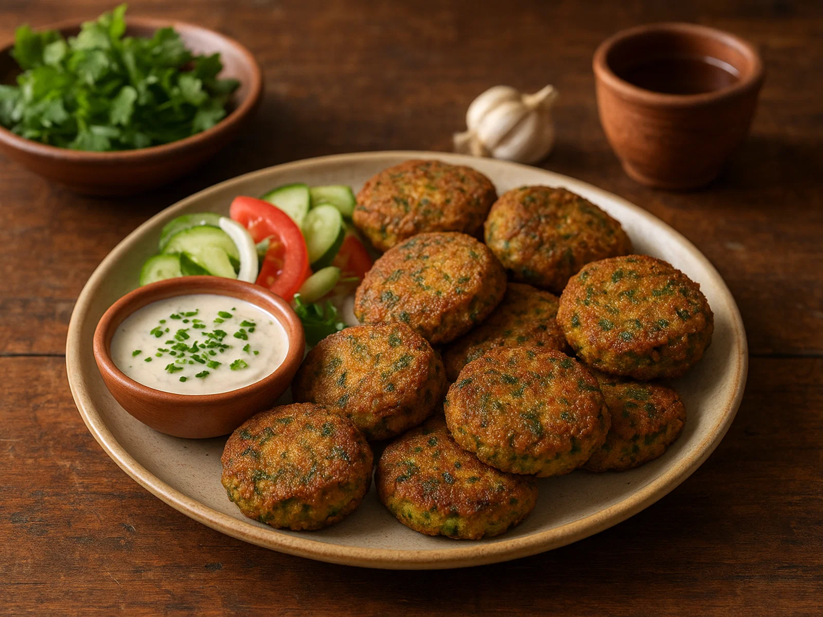 Taameya – ägyptische Falafel aus Favabohnen
