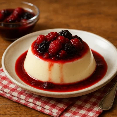 Panna Cotta mit Beerenkompott